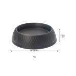 Bougeoir en fer forgé noir pour décoration intérieure