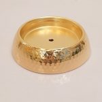 Support décoratif noir pour bougies en fer forgé